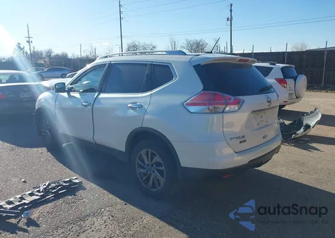 2016 Nissan Rogue S из США, поврежденный, VIN KNMAT2MV0GP734068